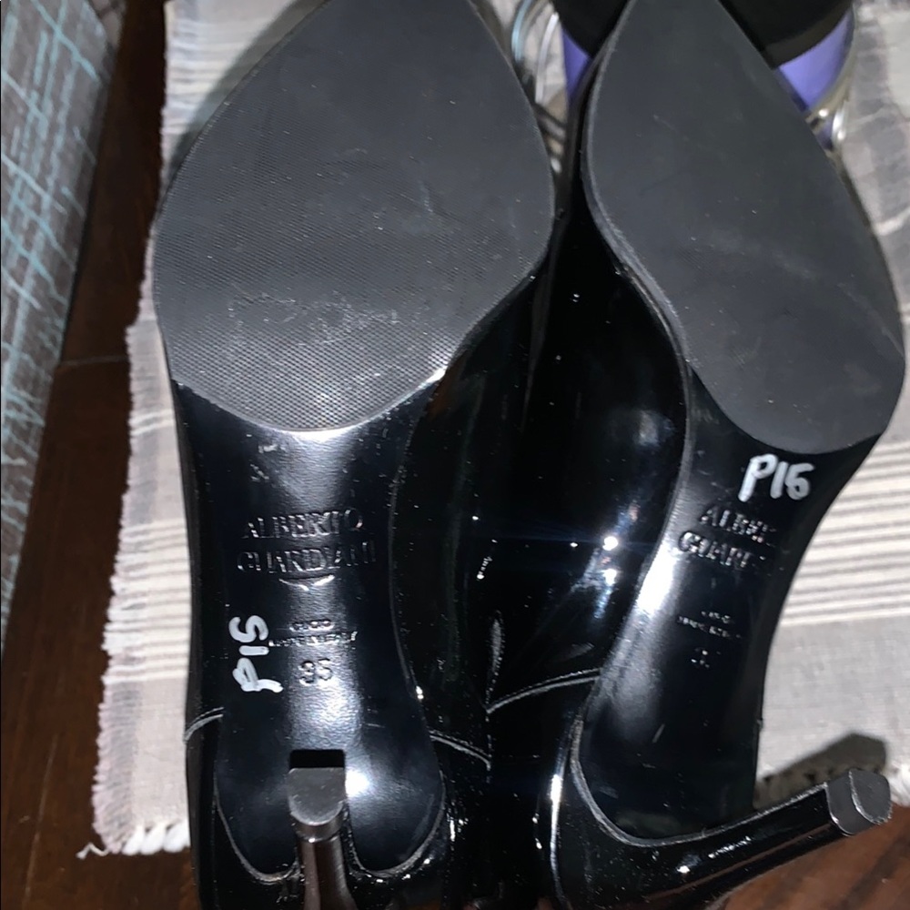 Alberto Guardian Black Heeled Boots with Patent Finish size 35 - Picture 6 of 8
